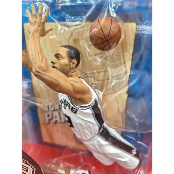 San Antonio Spurs Legend TONY PARKER Action Figure From McFarlane. White Jersey. - Picture 2 of 9